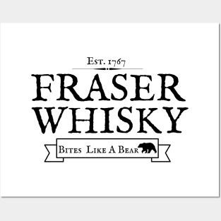 Fraser Whisky Bites Like a Bear Est. 1767 Posters and Art